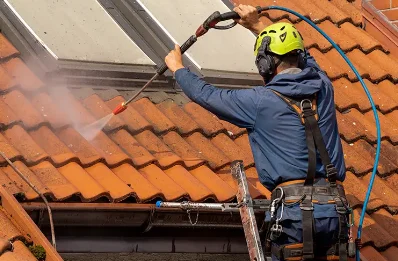 Démoussage et hydrofuge de toiture à Lastic